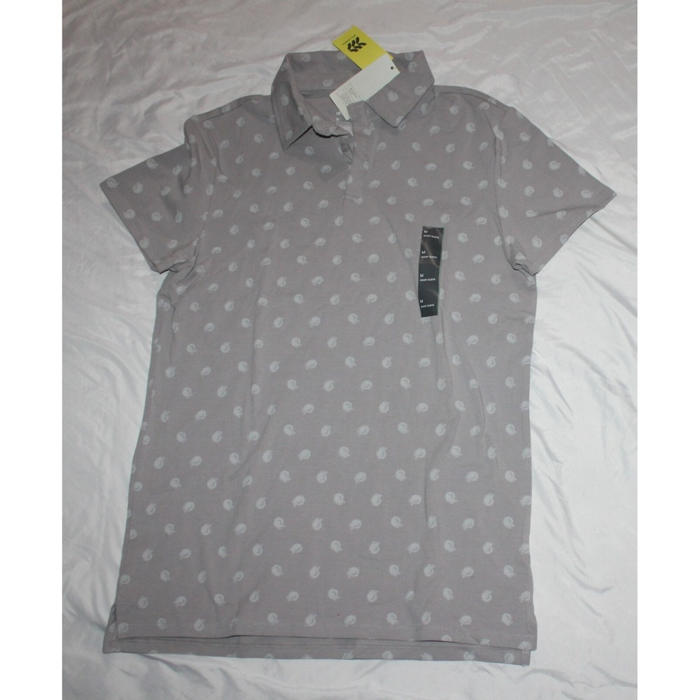 Men's All In Motion Supima Cotton polo shirt size XXL gray NEW